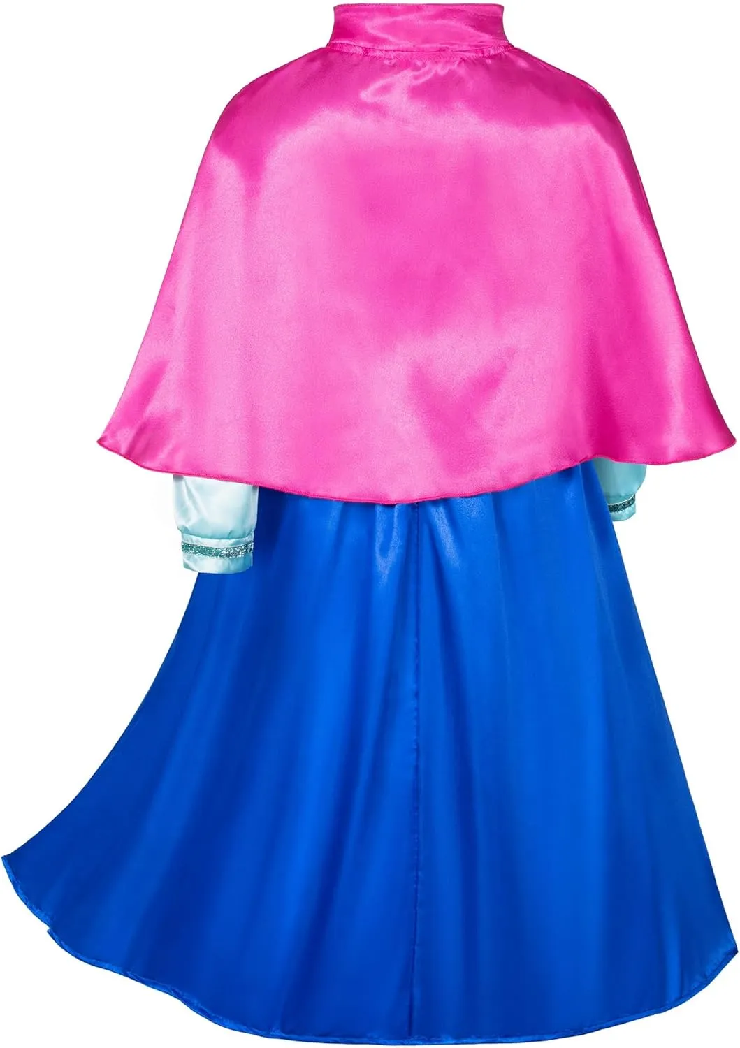 Light Up Princess Anna Dress - LED Light-Up Princess Costume for Girls with Accessories