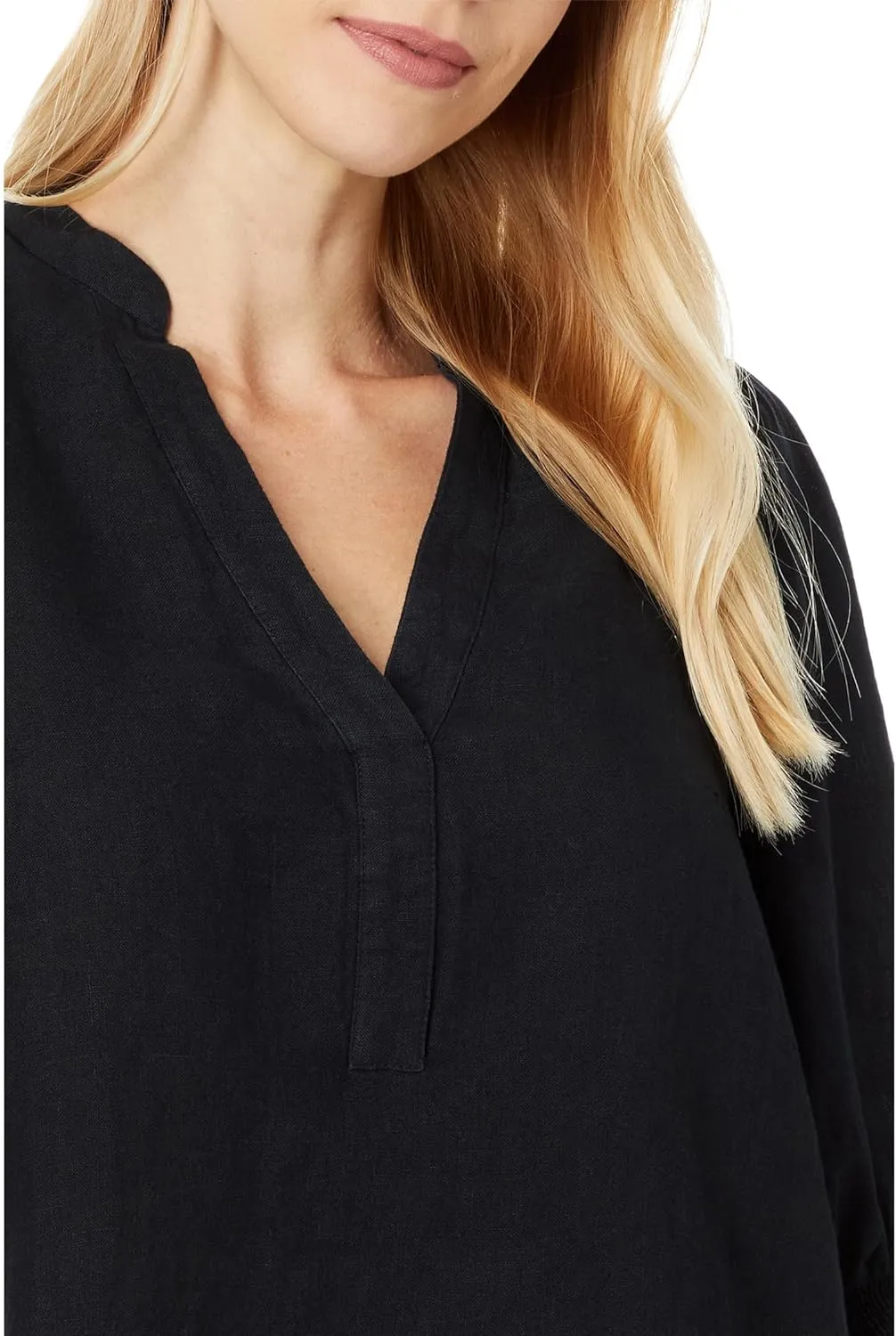 Lilly Pulitzer Women's Mialeigh Elbow Sleeve Linen Top