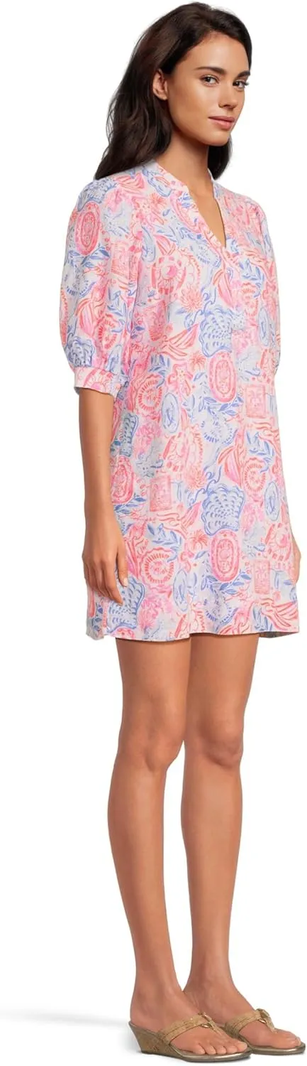 Lilly Pulitzer Women's Mialeigh Elbow Sleeve Linen