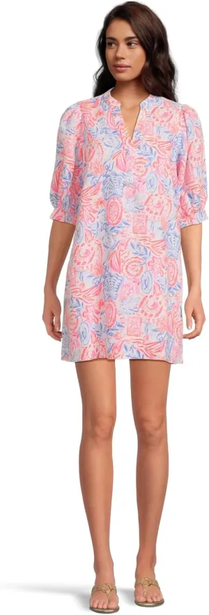 Lilly Pulitzer Women's Mialeigh Elbow Sleeve Linen