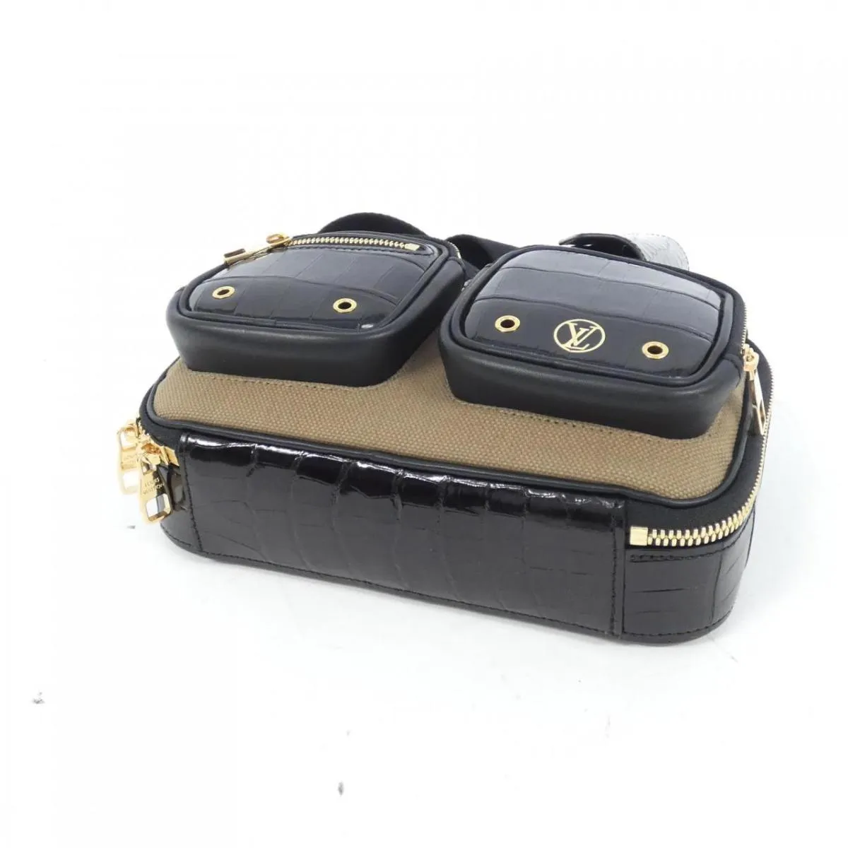 Louis Vuitton Exotic Leather Utility Cross-Body Shoulder Bag