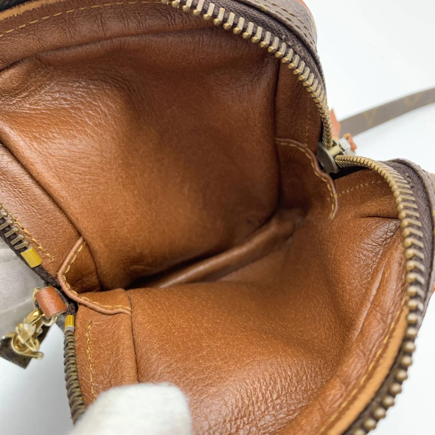 LOUIS VUITTON Vintage Monogram Canvas Mini Danube Crossbody Bag