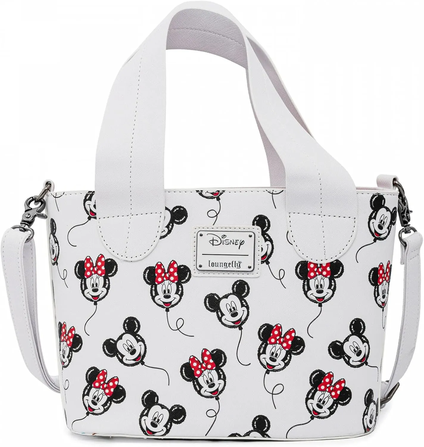 Loungefly Disney Mickey Minnie Mouse Balloons Crossbody Bag