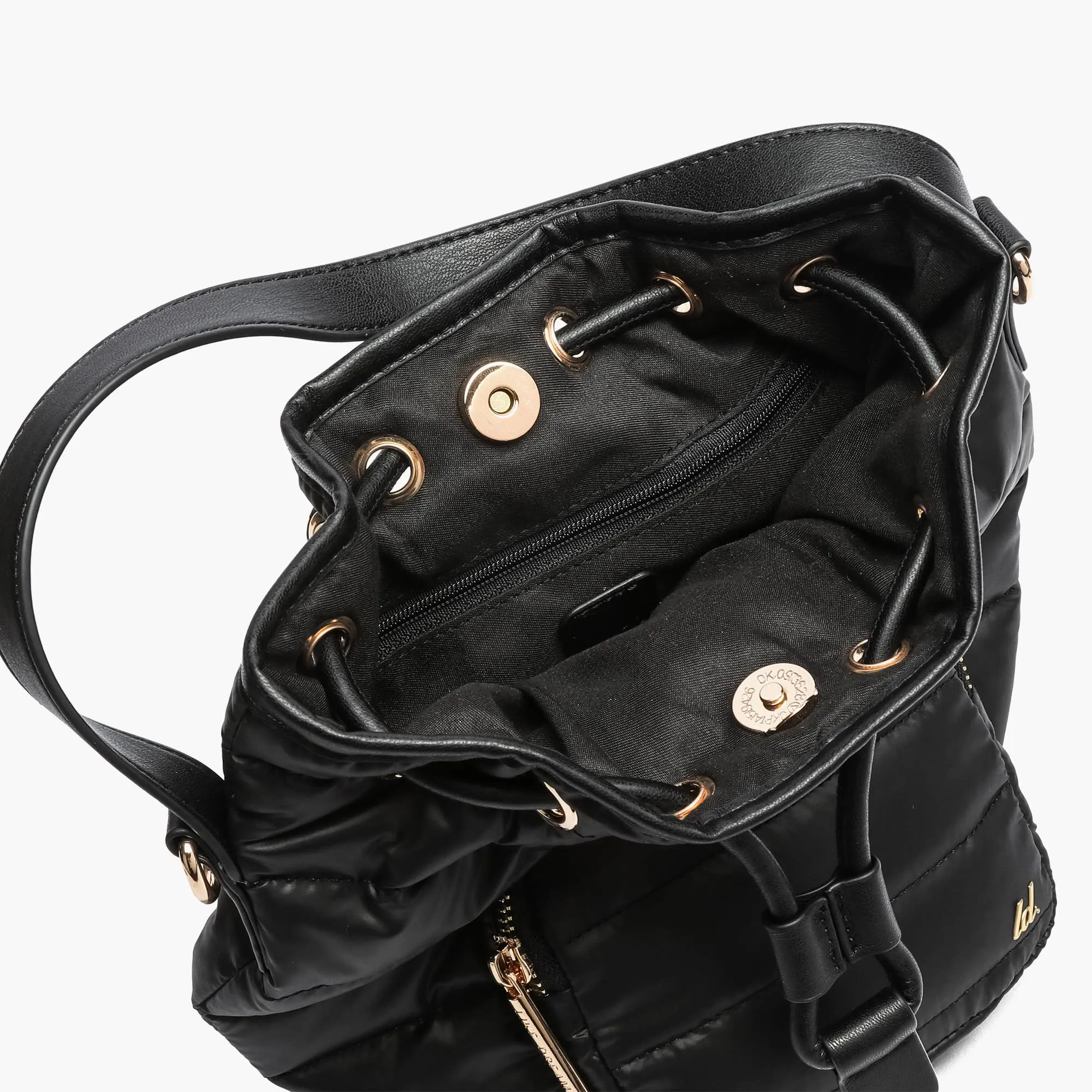 Lucky Puffer Mini Gift Bucket Crossbody Bag Like Dreams (White)