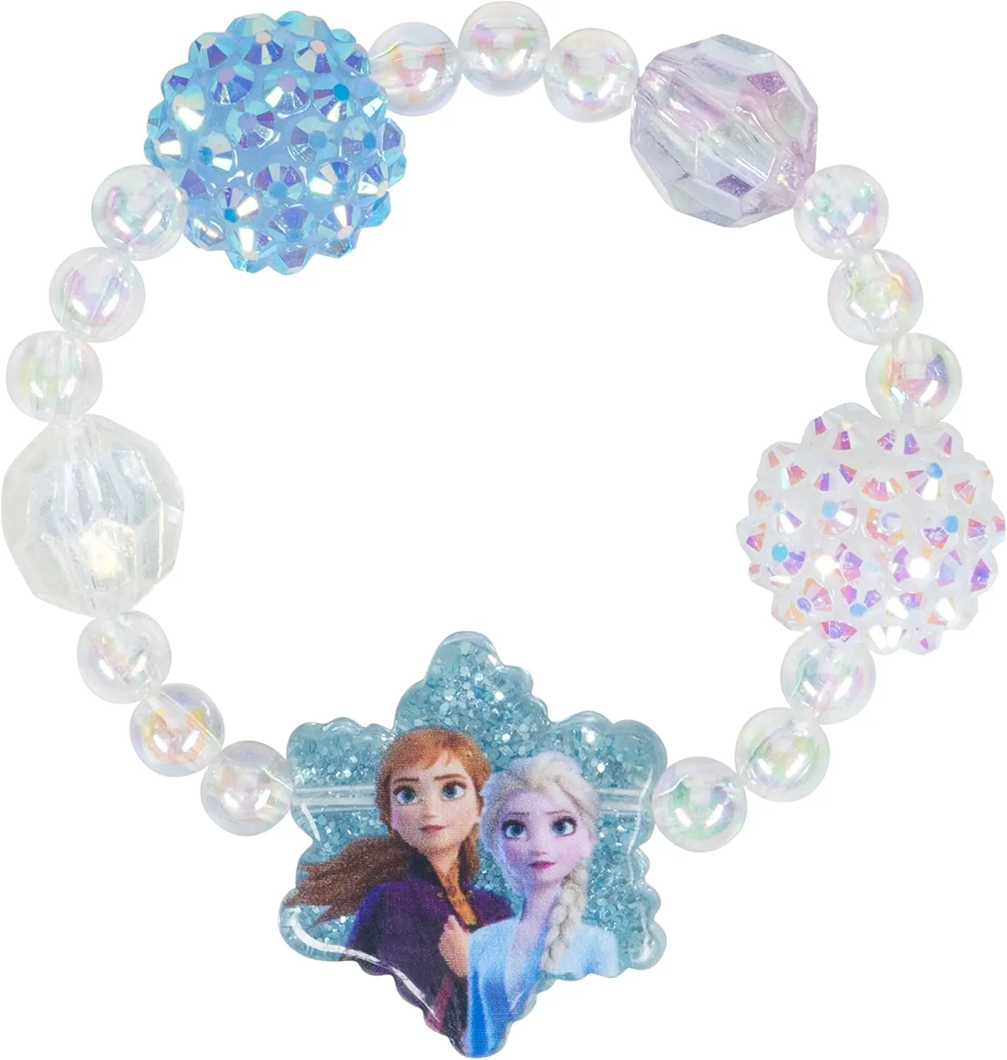 LUV HER Girls Jewelry Set - Dress Up Toy Jewelry Box Set with Bead Necklaces, Bracelets, and Rings - Frozen Play Accessories - Ages 3 
