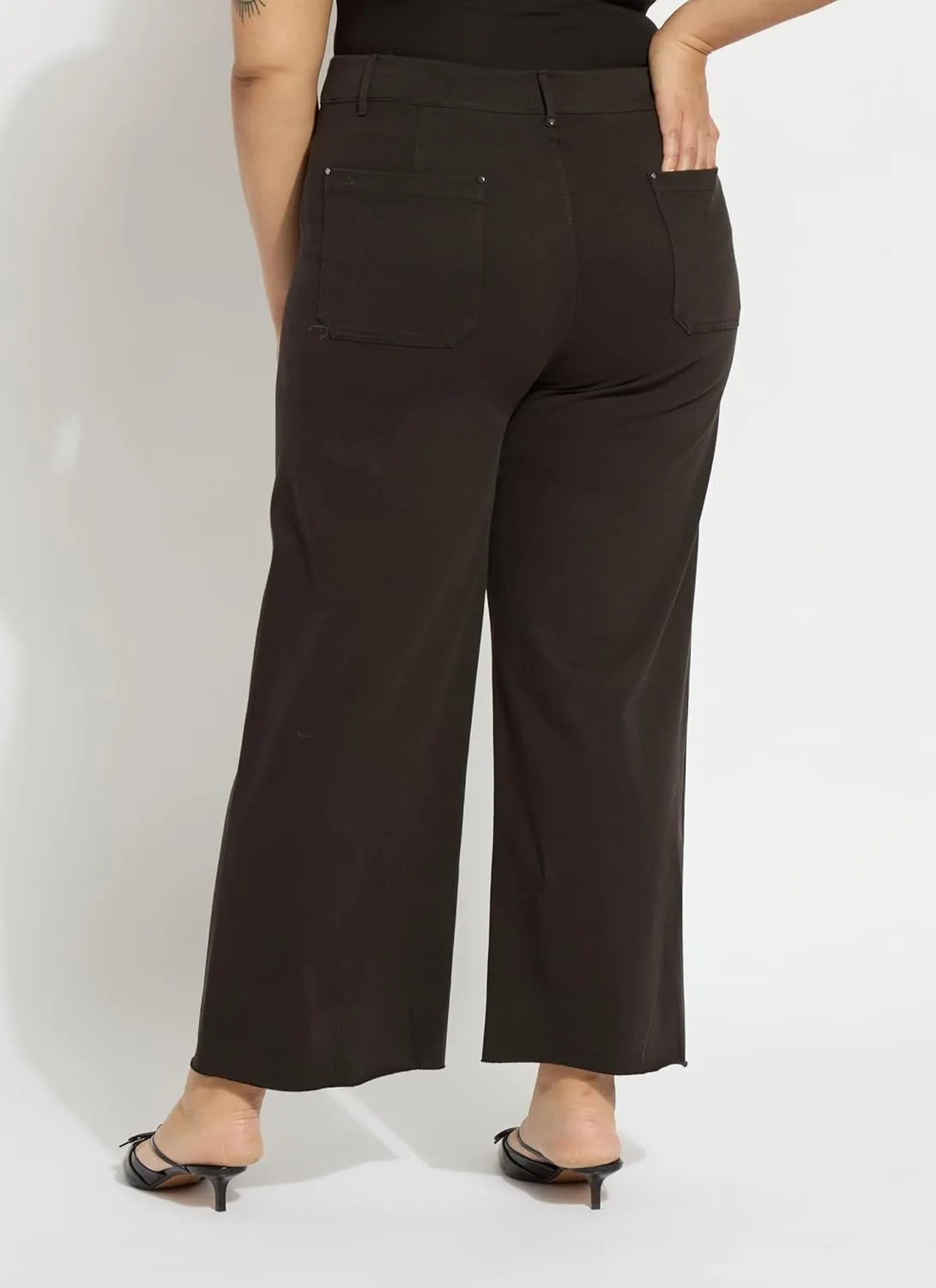 Lyssé Erin Wide Leg Jeans for Women – High Waisted Wide Leg Pants for Women, Made with Stretch Denim