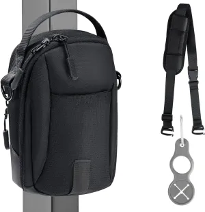Magnetic Gym Bag With Adjustable Shoulder Strap Pad - 900D Nylon Crossbody Sling Bag For Men & Women, Magnetic Gym Accessories, Small Gym Bag (Compact Design For Hiking/Travel)