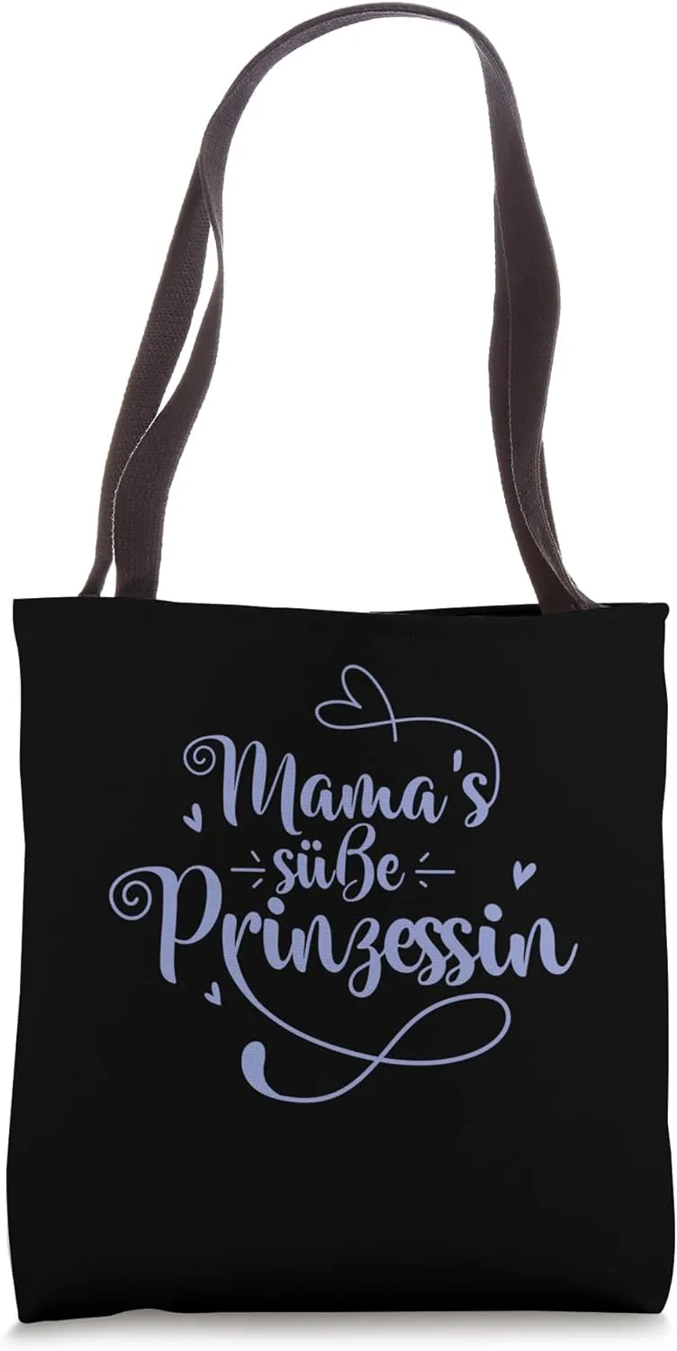 Mama's cute Princess Daughter Tote Bag