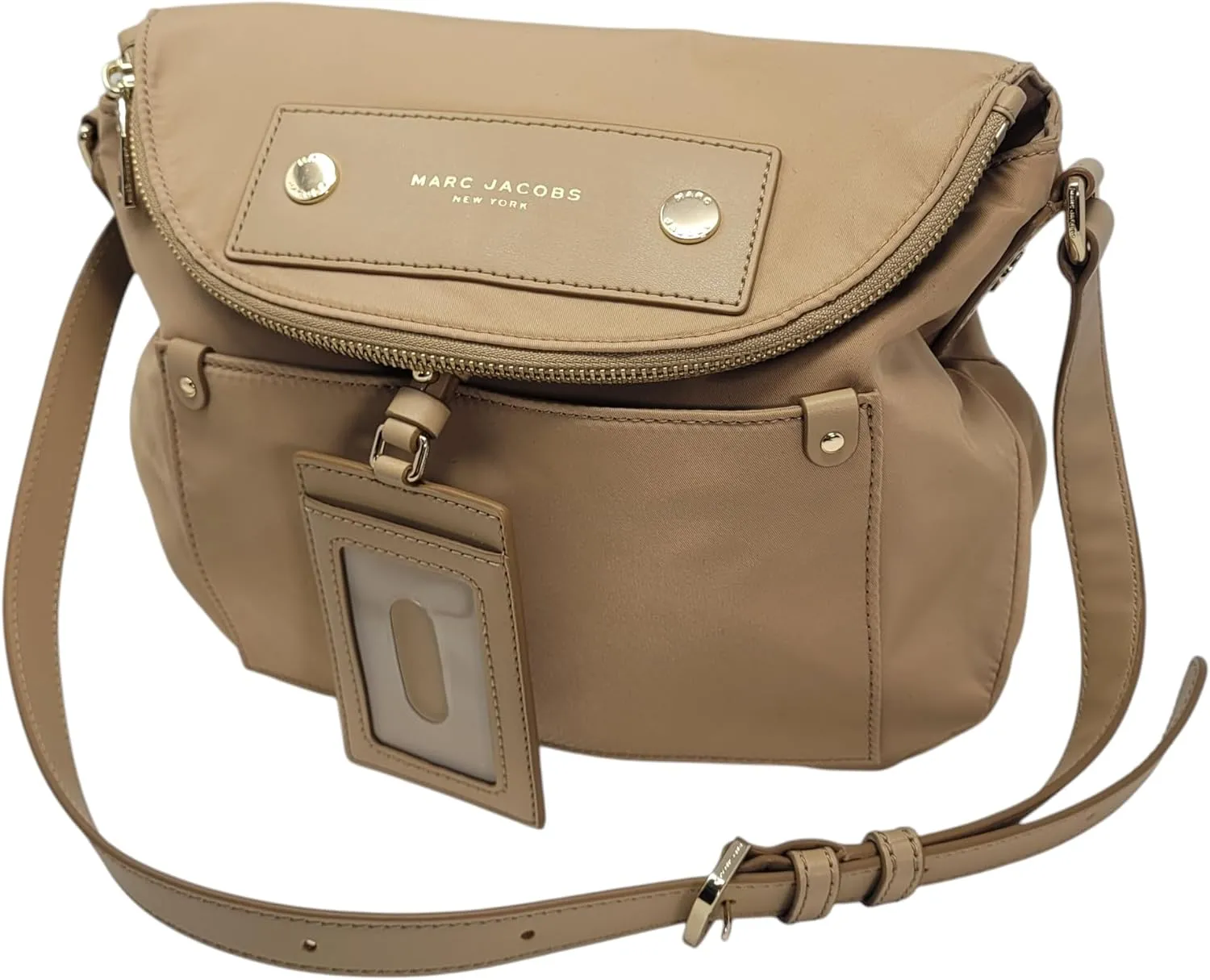 Marc Jacobs Preppy Natasha Nylon Crossbody Bag, Iced Coffee, One Size (Iced Coffee)