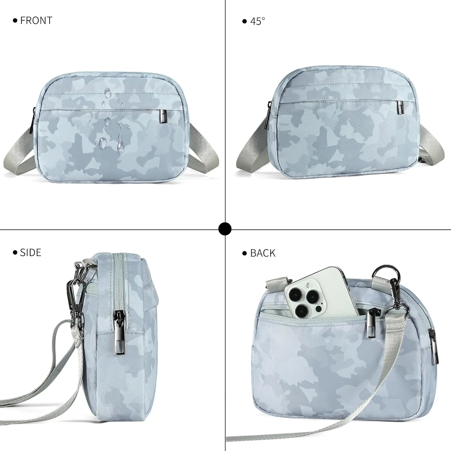 MAXTOP Small Crossbody Bags for Women Belt Bag Fanny Pack with Adjustable Strap