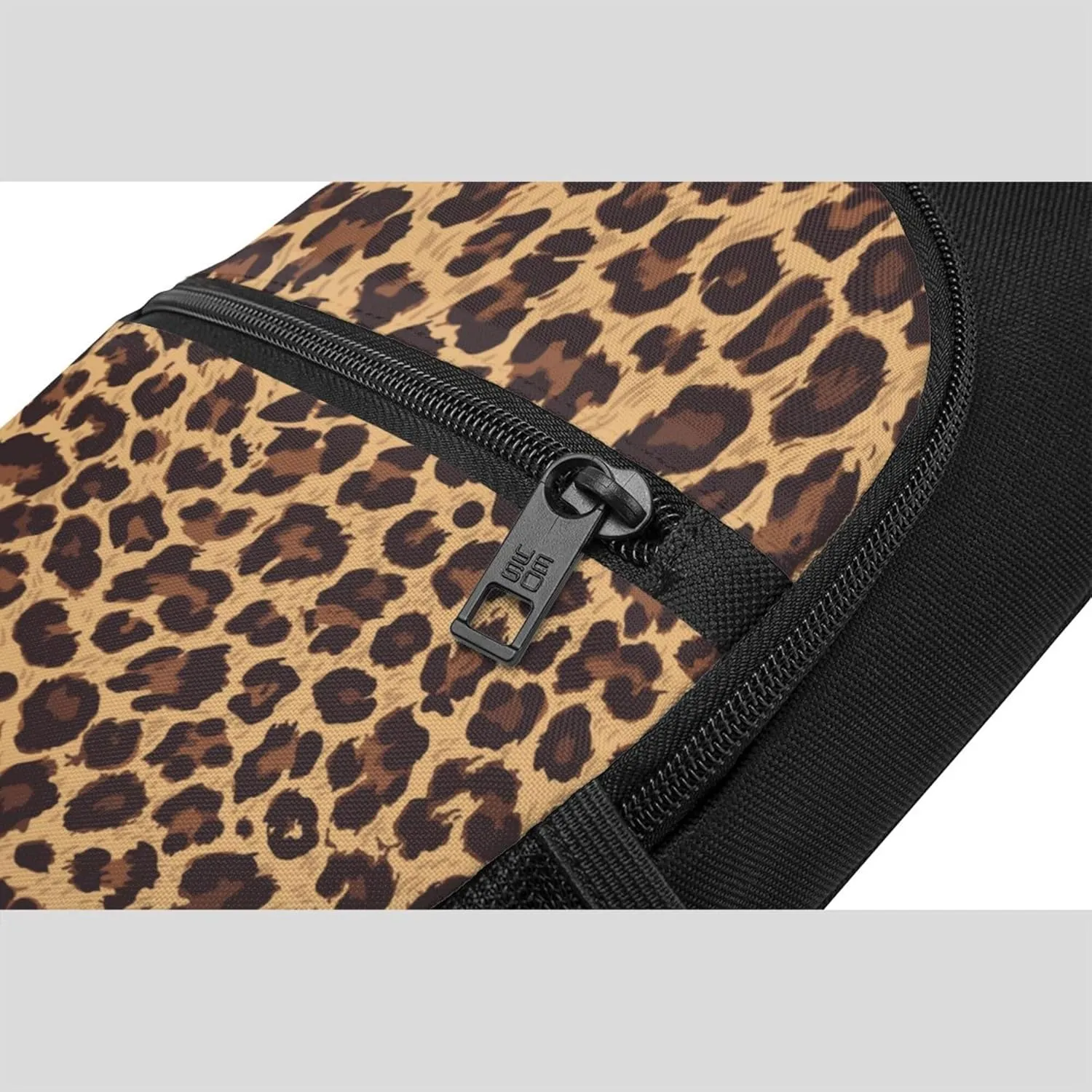 Men and Women Sling Bag Chest Daypack, Compatible with Cool Cheetah Leopard Print Shoulder Backpack Crossbody for Hiking/Camping/Running, Casual and Large Capacity Anti-Theft Rucksack