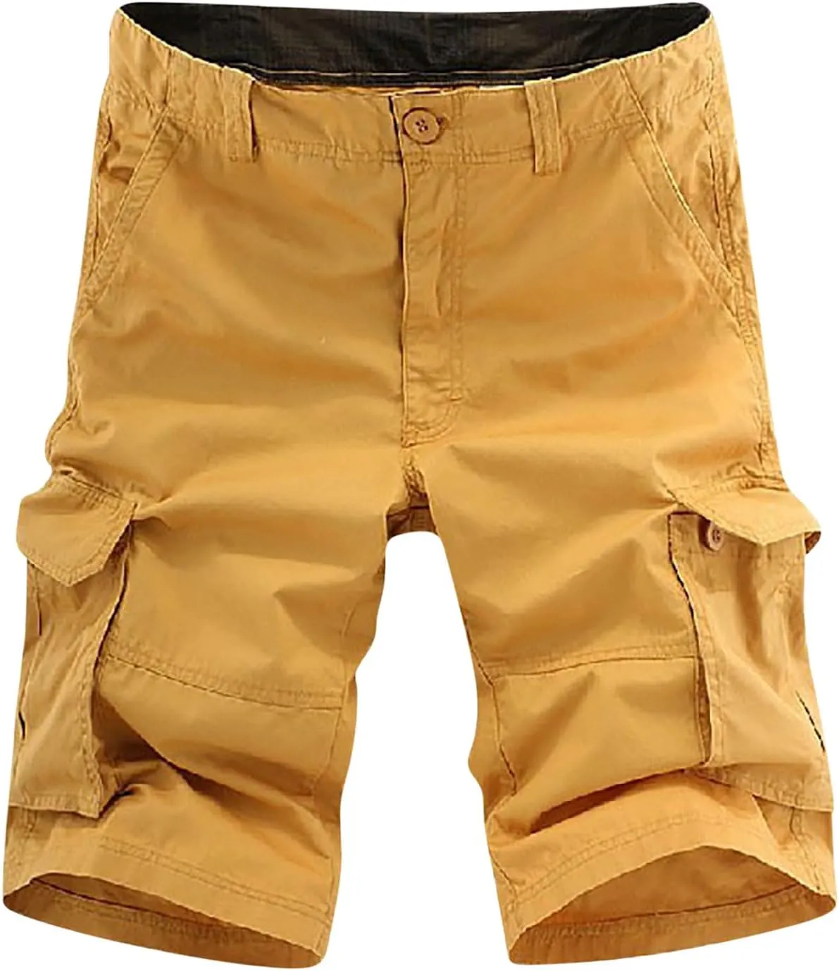 Mens Big and Tall Shorts Buckle Zipper Cargo Shorts Multi Pocket Casual Athletic Shorts Trendy Outfits Clothing 2024