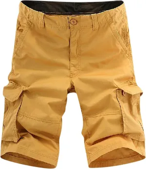 Mens Big and Tall Shorts Buckle Zipper Cargo Shorts Multi Pocket Casual Athletic Shorts Trendy Outfits Clothing 2024