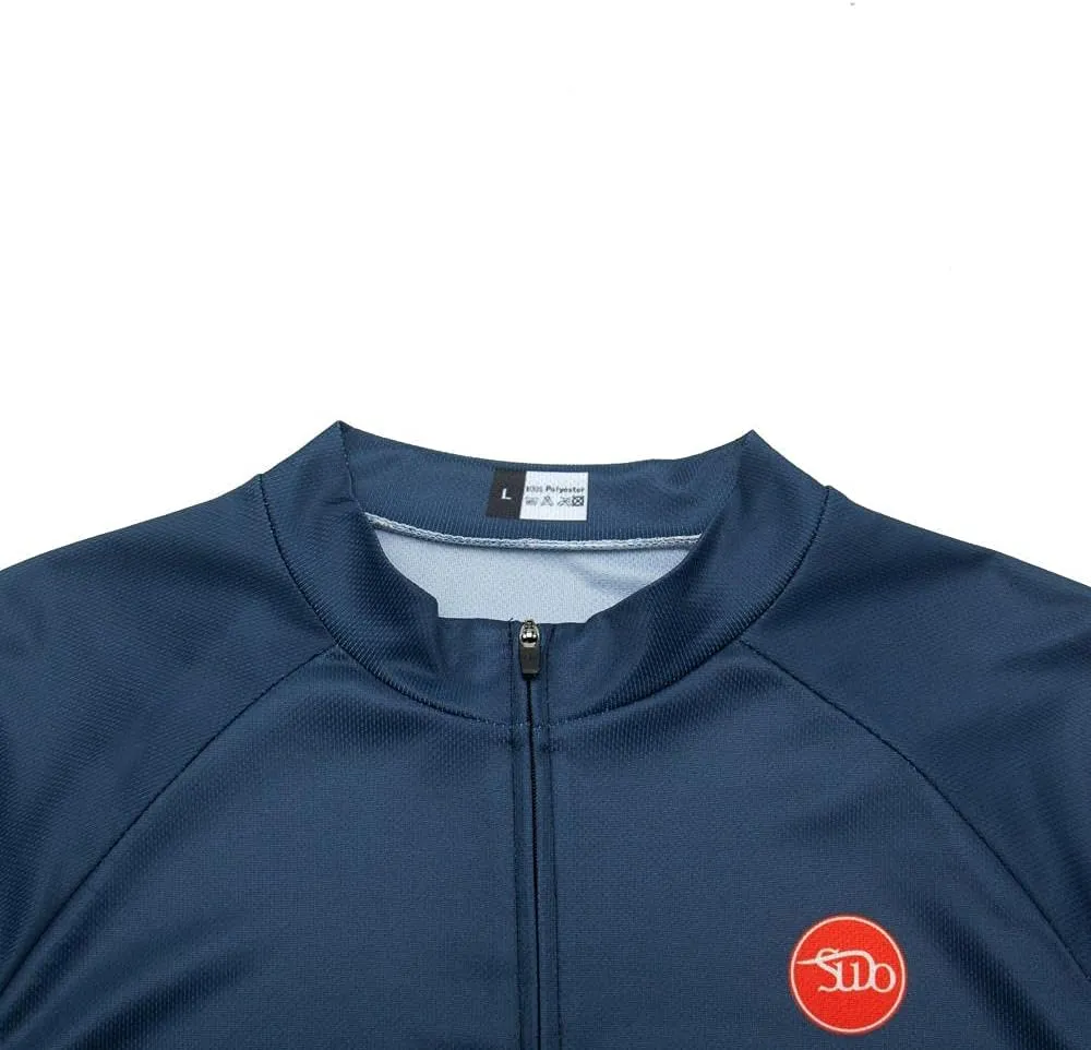 Men's Cycling Jersey Set Long Sleeve Cycling Clothing Road Bike Shirts Bicycle Jersey with 20D Gel Padded Long Pants