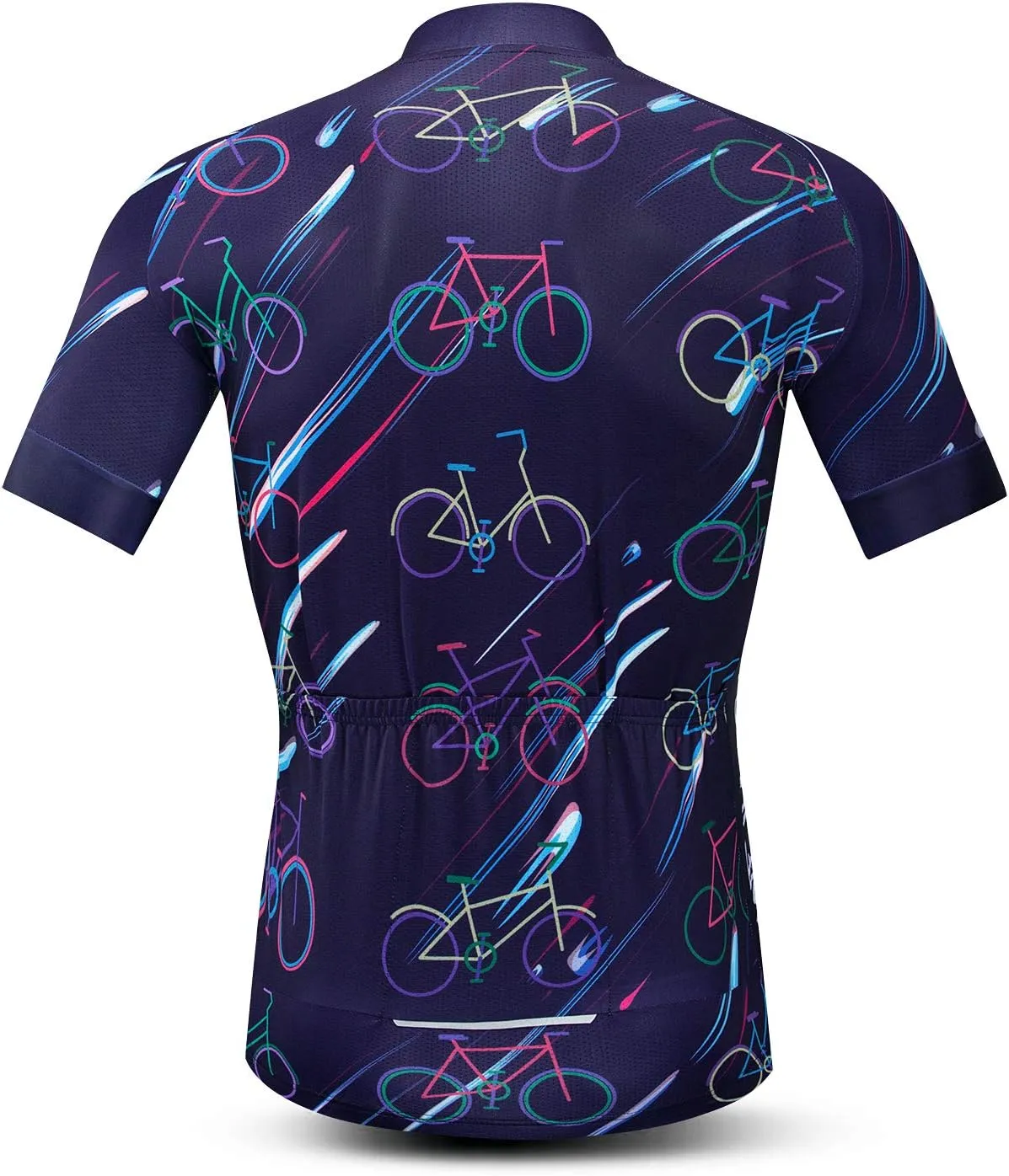 Men's Cycling Jersey Short Sleeve Bike Shirts Bicycle Jacket with Pockets