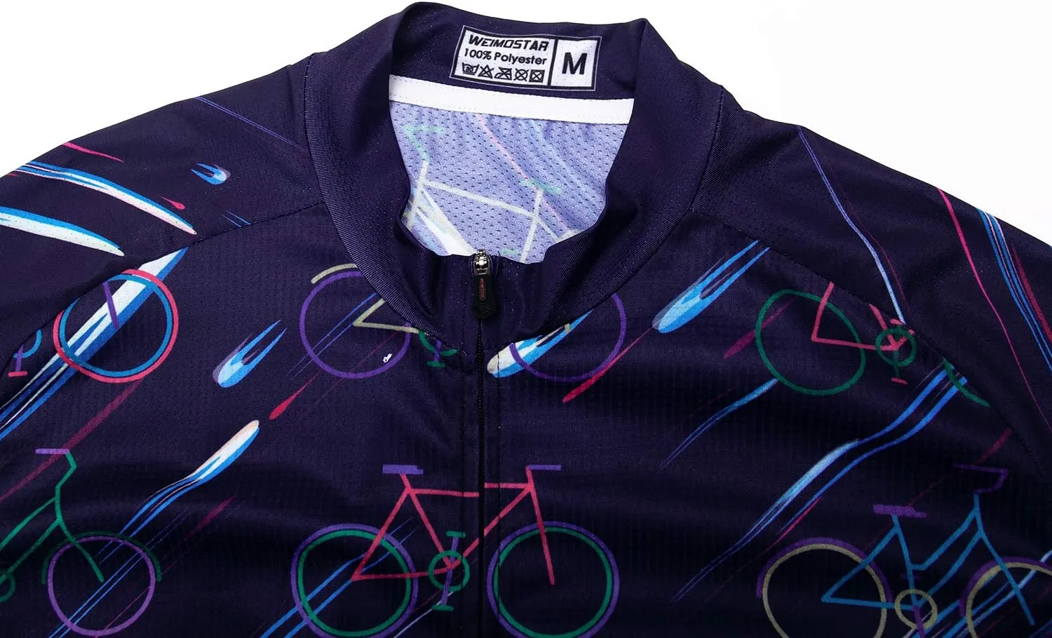 Men's Cycling Jersey Short Sleeve Bike Shirts Bicycle Jacket with Pockets