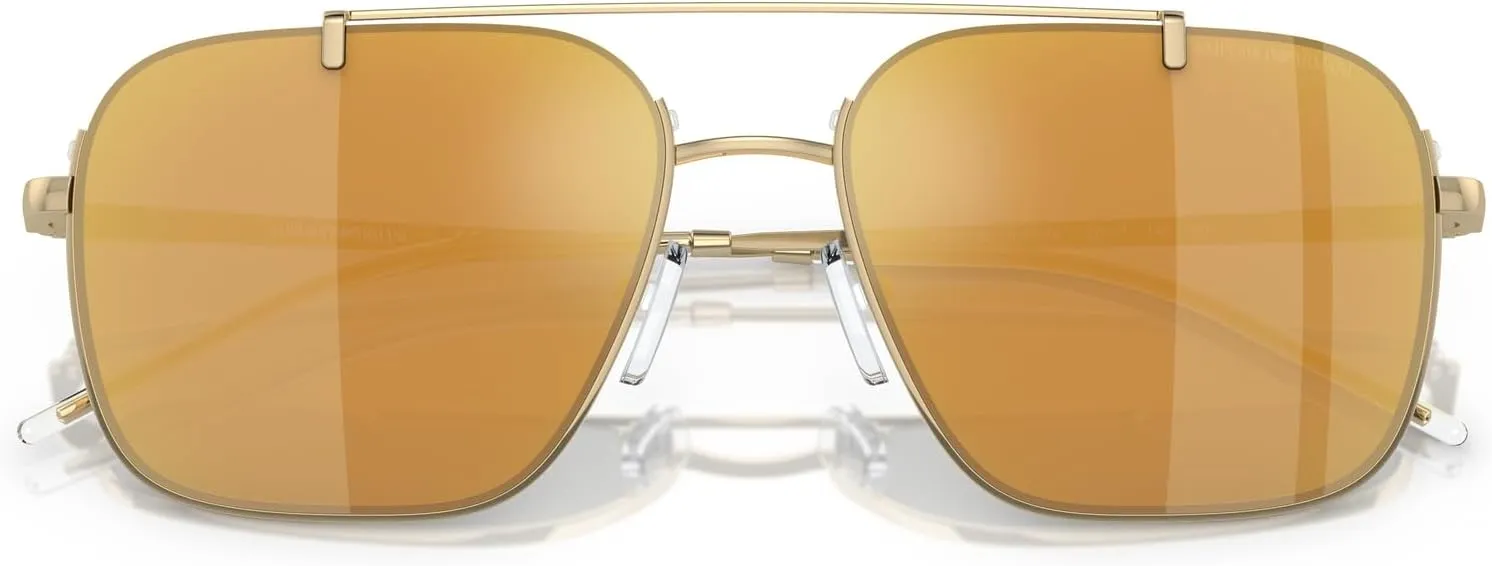 Men's Ea2150 Aviator Sunglasses