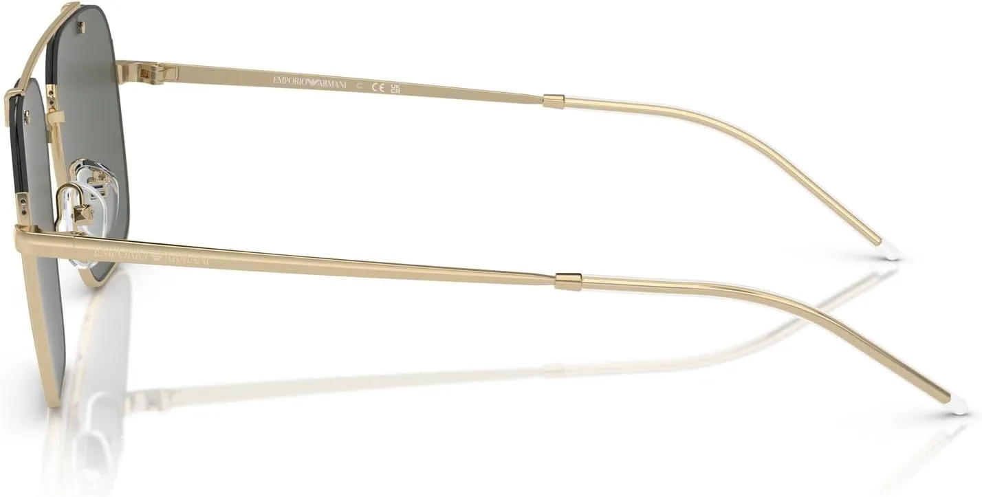 Men's Ea2150 Aviator Sunglasses