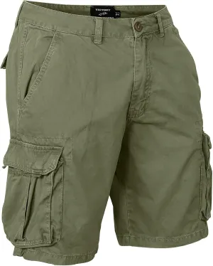 Men's Twill Cargo Shorts Cotton Lightweight Multi Pocket Casual Outdoor Hiking Shorts