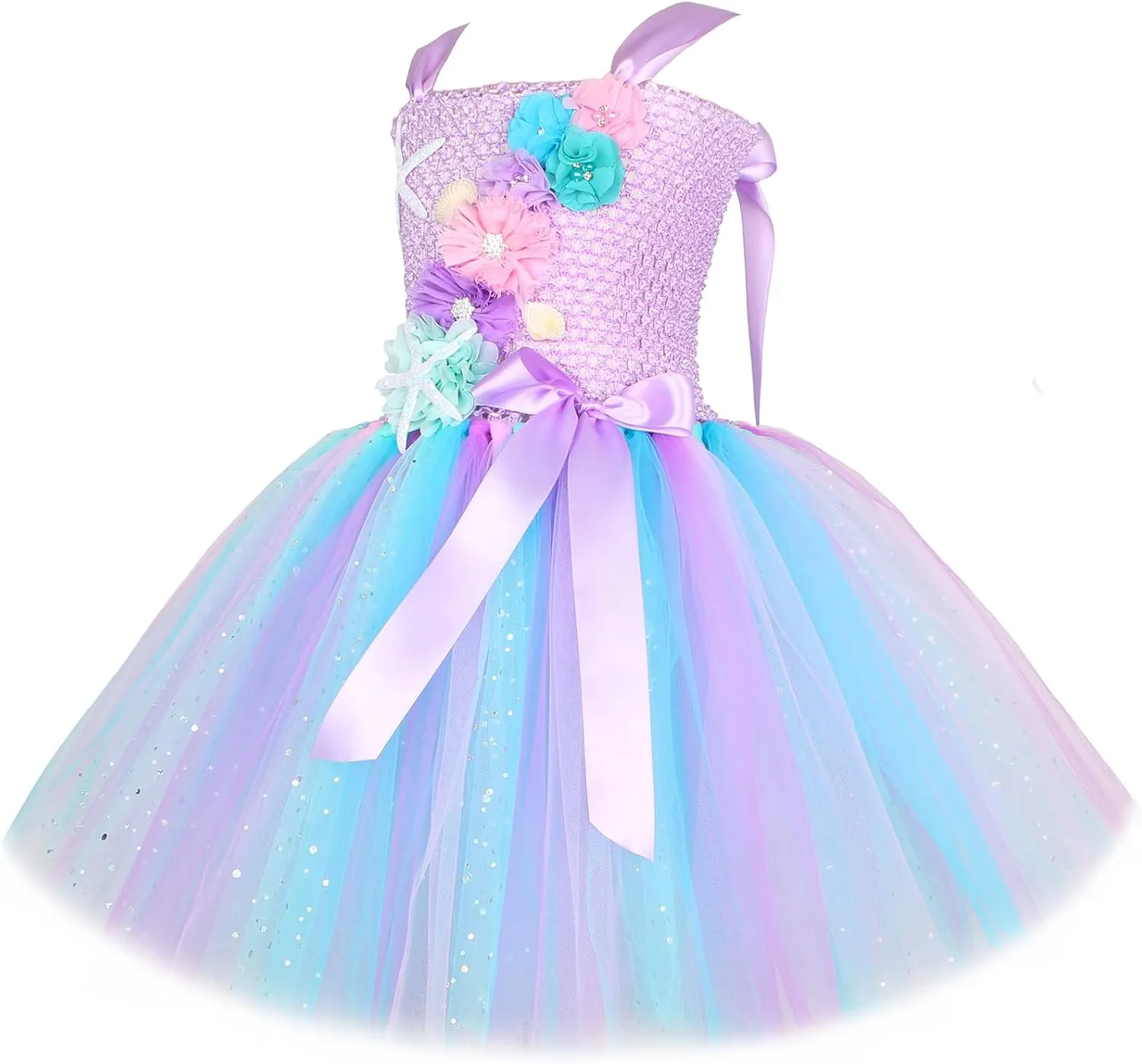 Mermaid Costume for Girls Birthday Party Gifts Halloween Tutu Princess Dress Outfits
