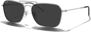 MERRY'S Retro Metal Square Aviator Polarized Sunglasses for Men Women S6028