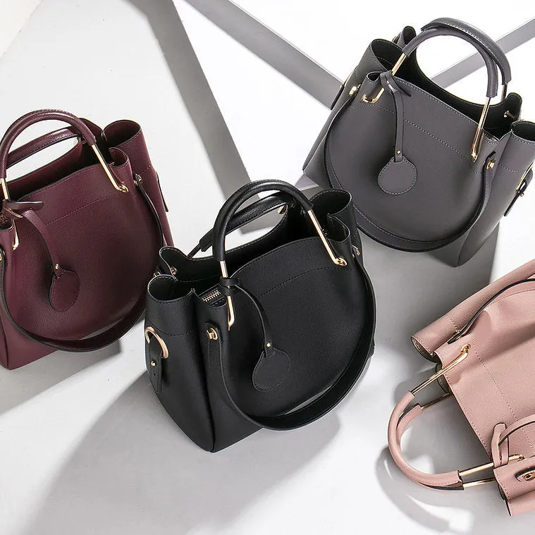 METAL HANDLE TOTE BAG-WINE TB7010A