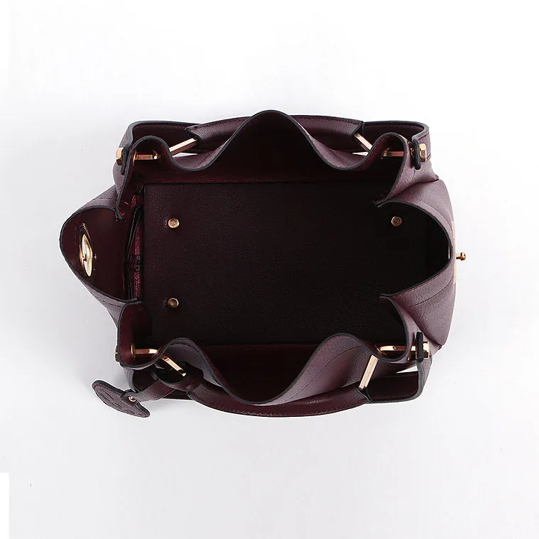 METAL HANDLE TOTE BAG-WINE TB7010A