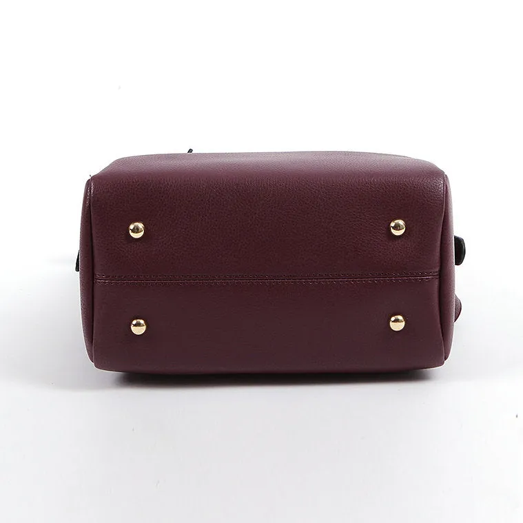 METAL HANDLE TOTE BAG-WINE TB7010A