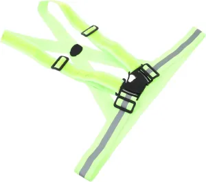 Mikikit 1Set LED Reflective Running Vest Adjustable High Visibility Glow Vest for Night Sports USB Rechargeable Light Up Safety Gear for Runners Bikers and Outdoor Enthusiasts Fluorescent