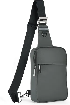 Mini Sling Bag for Women Men, Crossbody Bags Chest Bag Dual Pocket RFID Cell Phone Purse Travel Running Walking