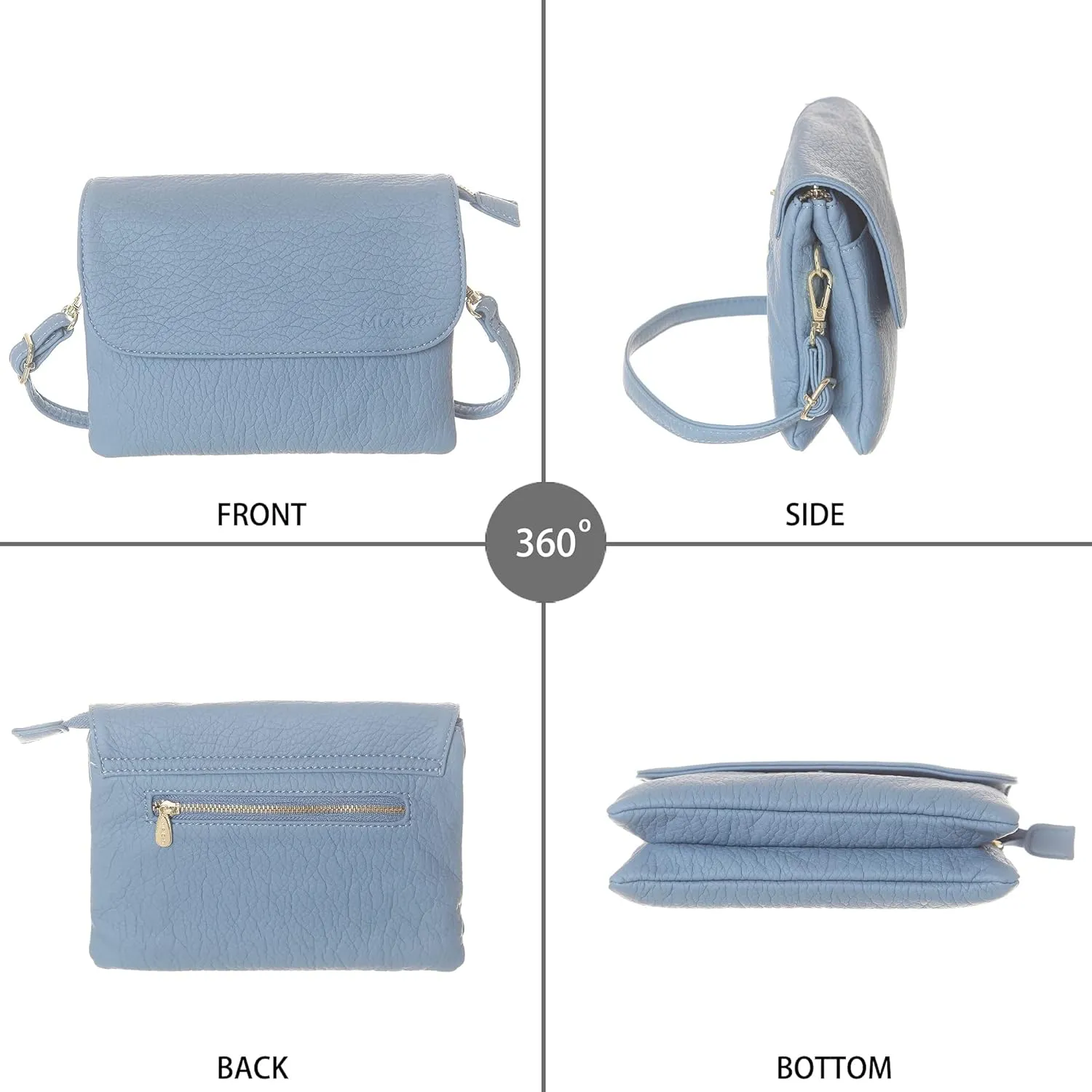 MINICAT Roomy Pockets Small Crossbody Bags Cell Phone Sling Bag Wallet Purses for Women