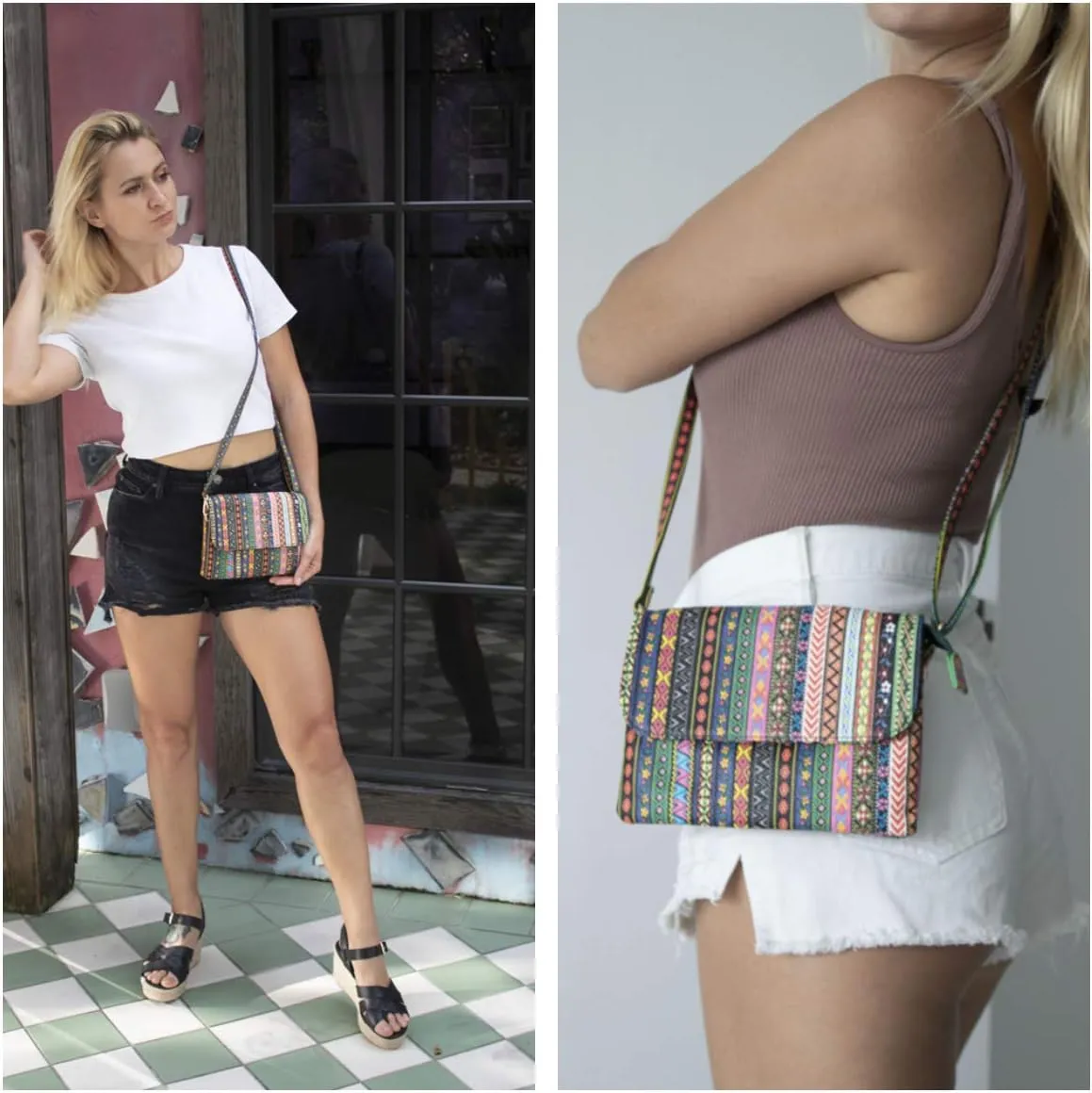 MINICAT Roomy Pockets Small Crossbody Bags Cell Phone Sling Bag Wallet Purses for Women