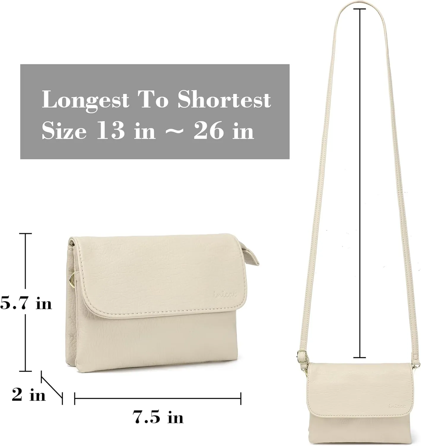 MINICAT Roomy Pockets Small Crossbody Bags Cell Phone Sling Bag Wallet Purses for Women
