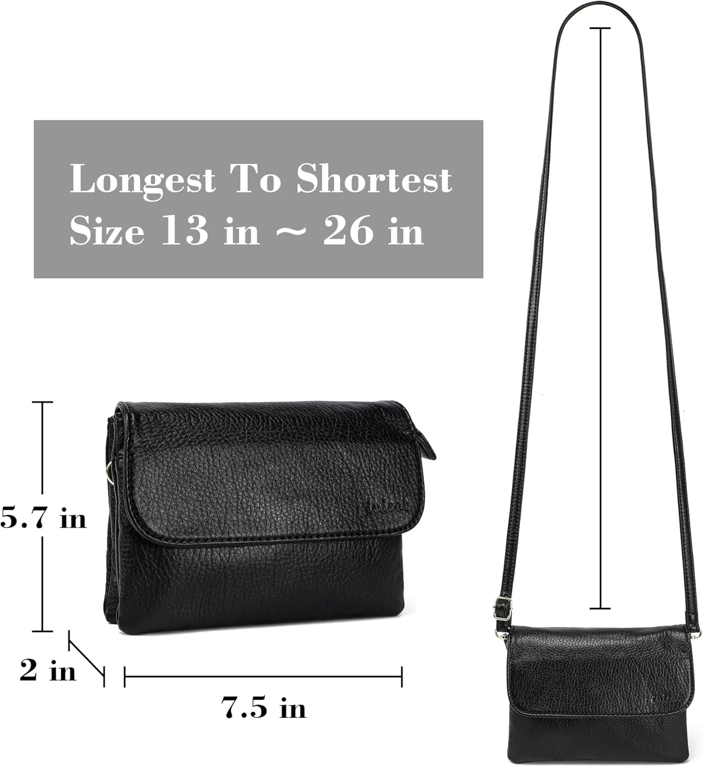MINICAT Roomy Pockets Small Crossbody Bags Cell Phone Sling Bag Wallet Purses for Women