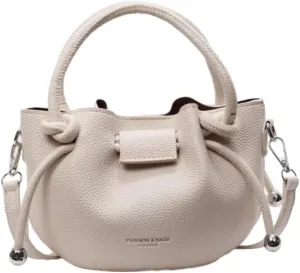 Minimalist Bucket Bag for Women 2025, Luxury Shoulder Crossbody Purse, Trendy Spring Handheld Tote with Adjustable Strap
