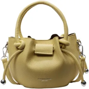 Minimalist Bucket Bag for Women 2025, Luxury Shoulder Crossbody Purse, Trendy Spring Handheld Tote with Adjustable Strap