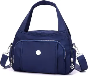 MINTEGRA Crossbody Bag for Women Waterproof Handbag Multi-Pocket Nylon Travel Shoulder Purse
