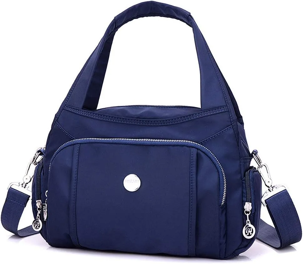 MINTEGRA Crossbody Bag for Women Waterproof Handbag Multi-Pocket Nylon Travel Shoulder Purse