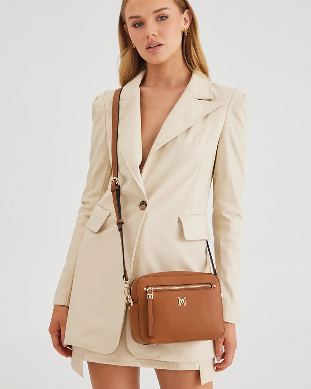 Molly Camera Crossbody Bag   Stripe Bag Strap