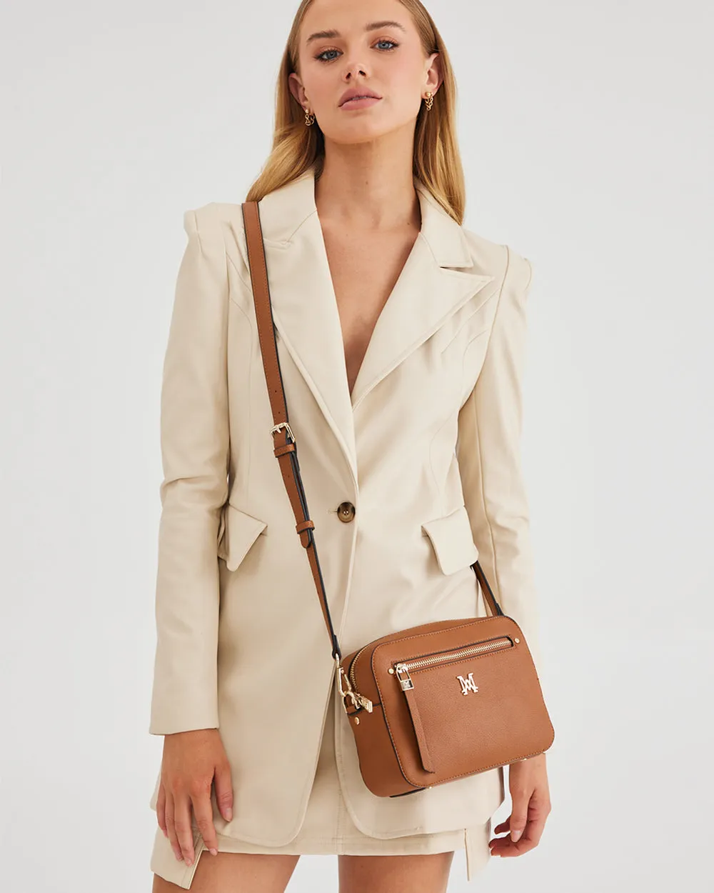 Molly Camera Crossbody Bag   Stripe Bag Strap