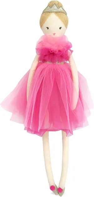 MON AMI Princess Doll Sophia – 22”, Soft & Elegant Stuffed Plush Princess Doll, Use as Toy or Room Decor for Kids