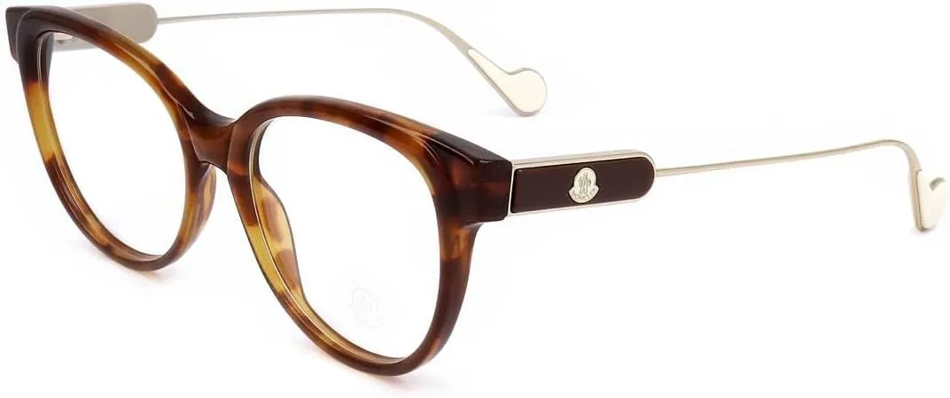 Moncler Pantos Eyeglasses ML5056 052 Havana/Gold 53mm 5056