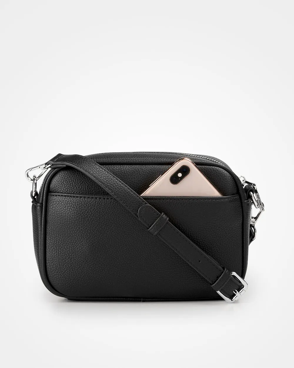 Monica Camera Crossbody Bag   Stripe Bag Strap