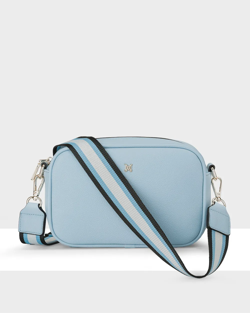 Monica Camera Crossbody Bag   Stripe Bag Strap