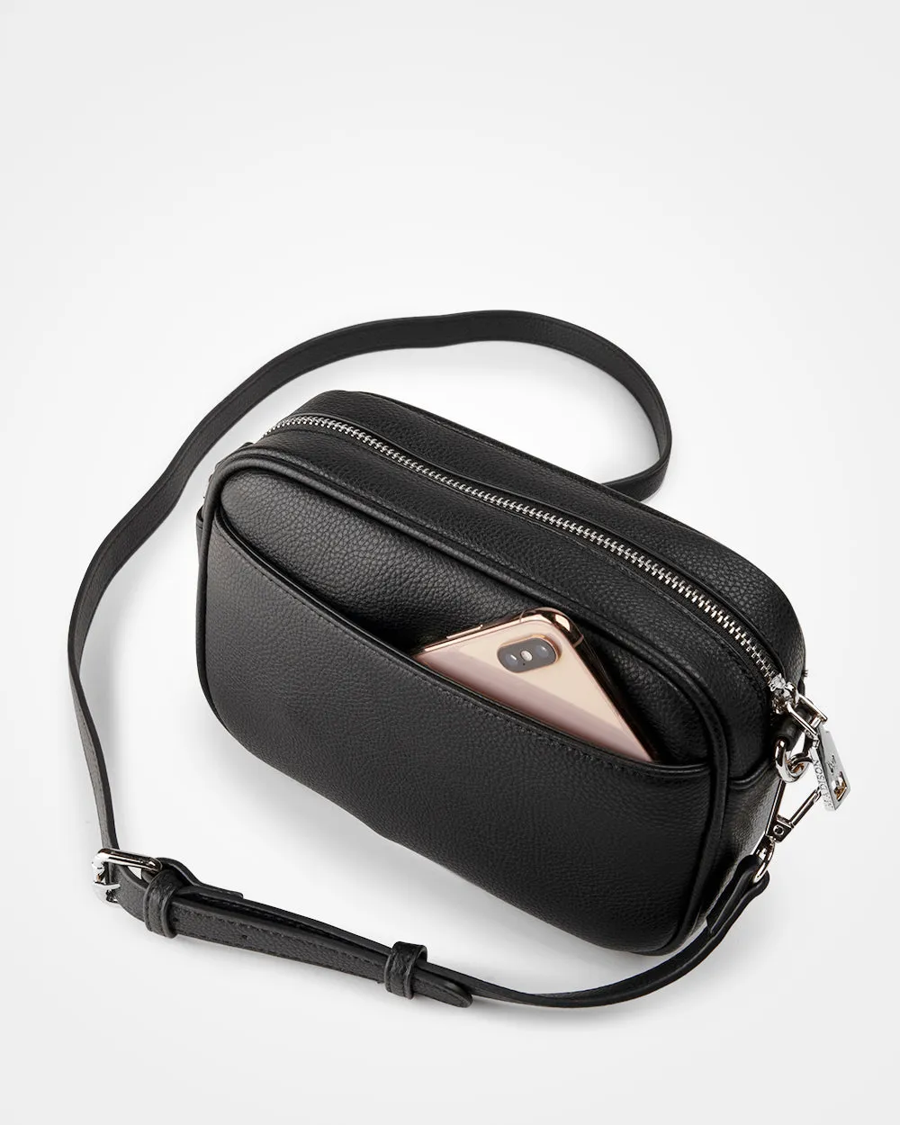 Monica Camera Crossbody Bag   Stripe Bag Strap