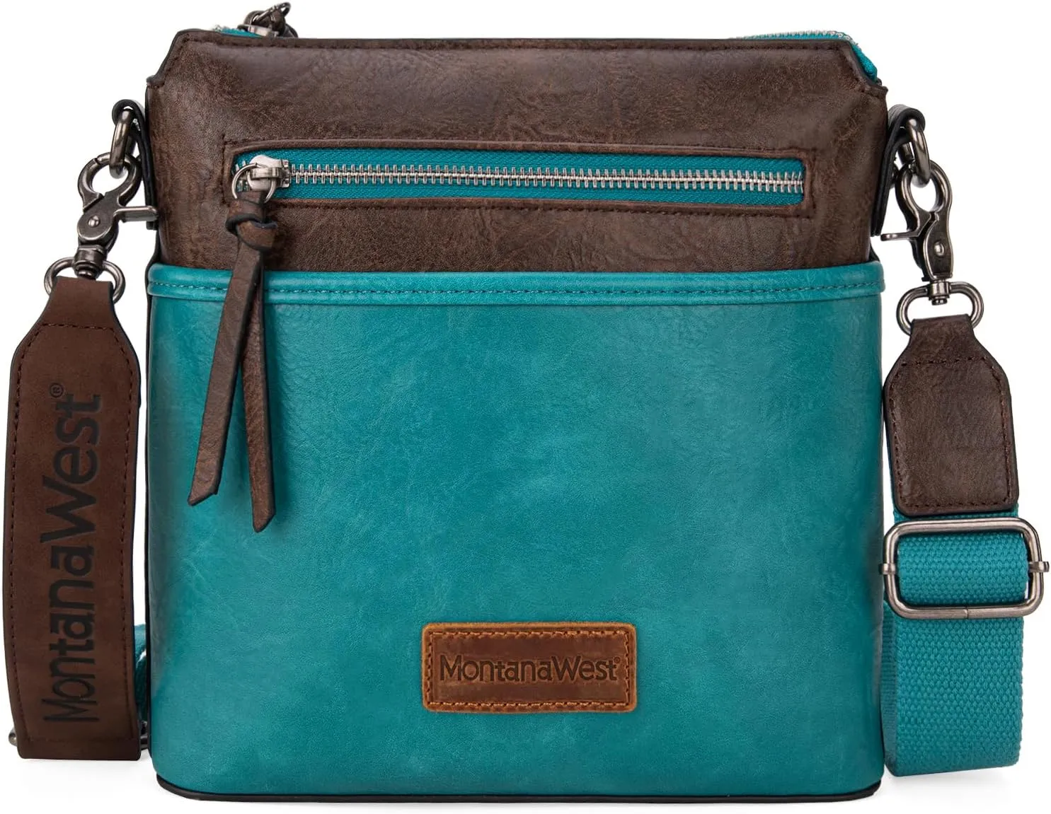 Montana West Crossbody Bag for Women Multi Pocket Cross Body Bag Purses with Guitar Strap
