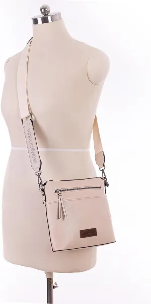 Montana West Crossbody Bag for Women Multi Pocket Cross Body Bag Purses with Guitar Strap