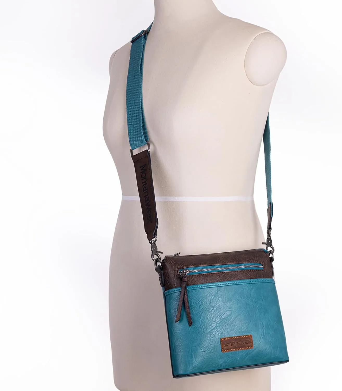 Montana West Crossbody Bag for Women Multi Pocket Cross Body Bag Purses with Guitar Strap