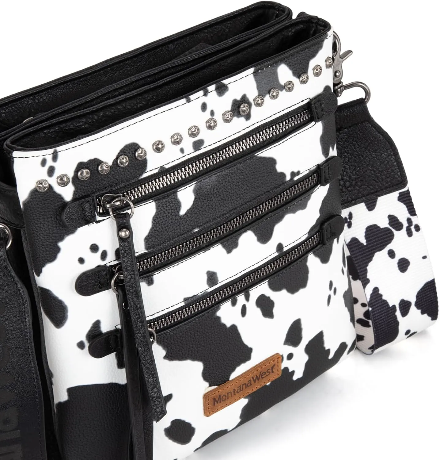 Montana West Crossbody Bags for Women Multi Pocket Cross Body Bag Purses with Guitar Strap