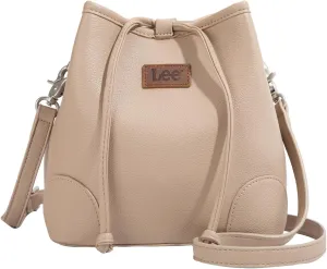 Montana West Lee Small Crossbody Bags for Women Drawstring Bucket Purse with Adjustable Strap